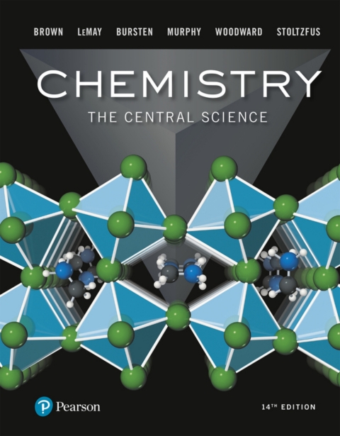Cover image for book Chemistry: The Central Science (Pearson+)