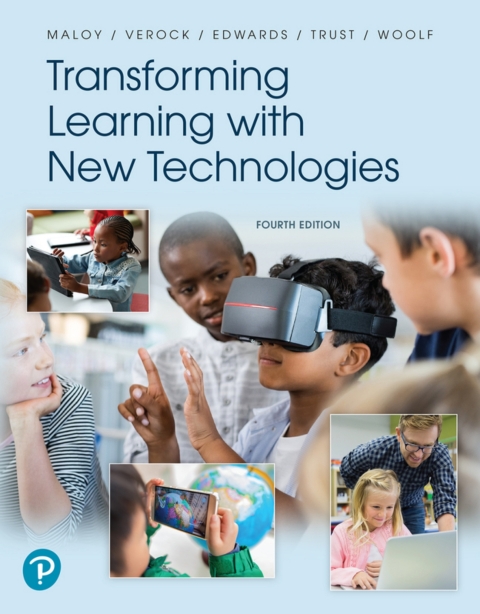 Cover image for book Transforming Learning with New Technologies (Pearson+)