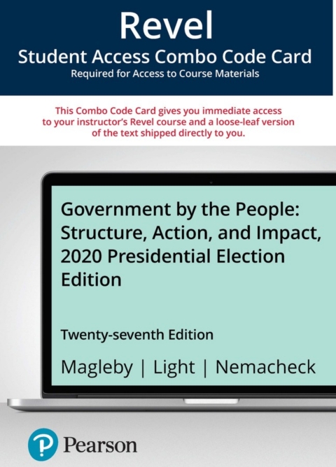 Cover image for book Revel + Print Combo Access Code for Government By the People, 2022 Midterm Elections Update