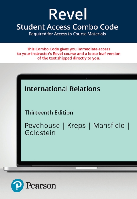 Cover image for book Revel + Print Combo Access Code for International Relations + Combo Access Card