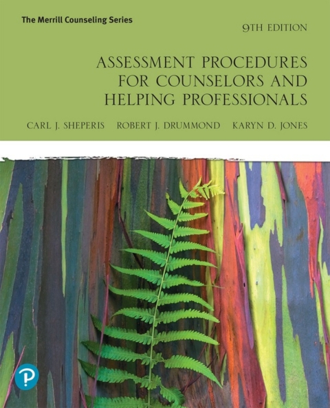Online Resource Assessment Procedures for Counselors and Helping Professionals (Pearson+); $81.23
