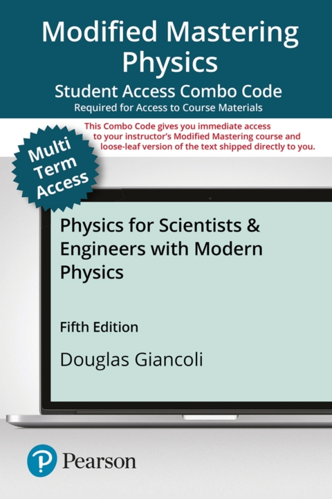 Cover image for book Mastering Physics with Pearson eText (up to 24 months) + Print Combo Access Code for Physics for Scientists & Engineers