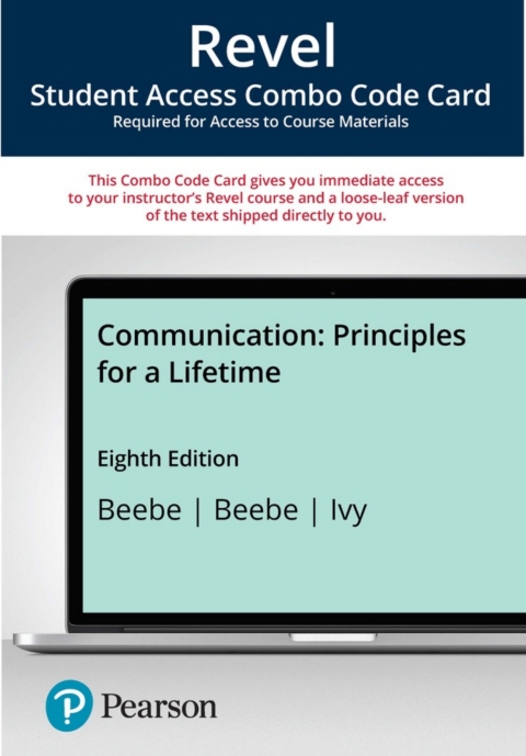 Cover image for book Revel + Print Combo Access Code for Communication: Principles for a Lifetime