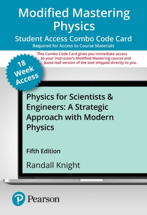Cover image for book Mastering Physics with Pearson eText (up to 18-weeks) + Print Combo Access Code for Physics for Scientists and Engineers: A Strategic Approach with Modern Physics
