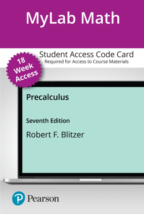 Precalculus Mylabmath+Etext (18 Week)
