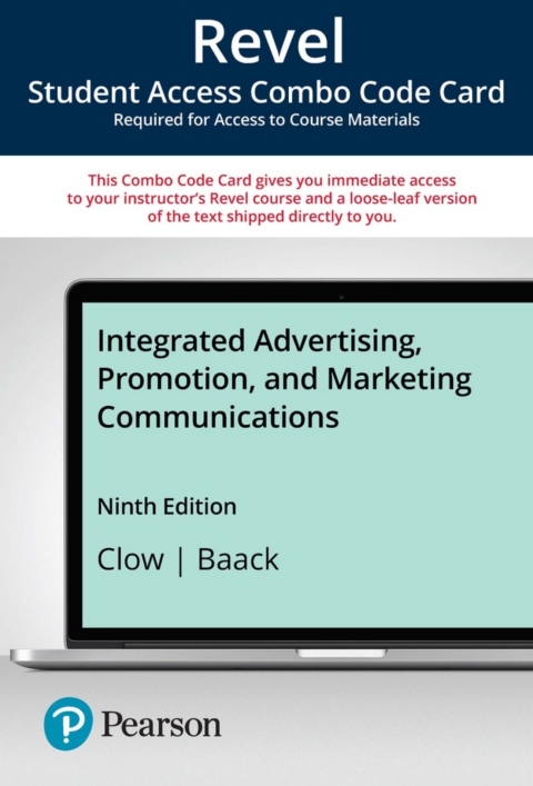 Cover image for book Revel + Print Combo Access Code for Integrated Advertising, Promotion, and Marketing Communications