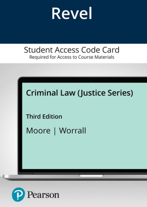 Cover image for book Revel Access Code for Criminal Law (Justice Series)