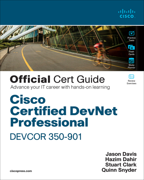 Cover image for book Cisco Certified DevNet Professional DEVCOR 350-901 Official Cert Guide
