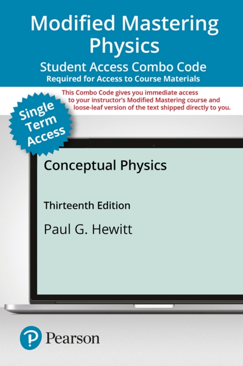 Cover image for book Mastering Physics with Pearson eText + Print Combo Access Code for Conceptual Physics