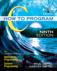 Cover image: C How to Program 9th edition 9780137398393