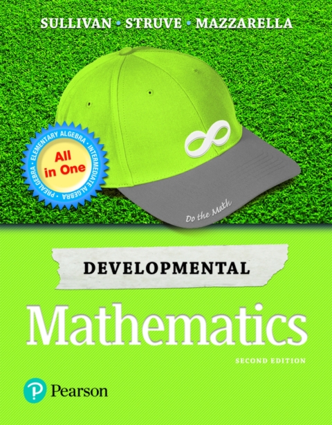 Cover image for book Developmental Mathematics: Prealgebra, Elementary Algebra, and Intermediate Algebra (Pearson+)