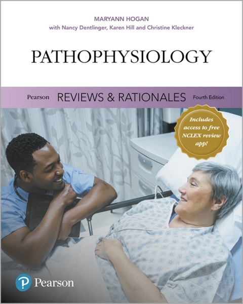 Cover image for book Pearson Reviews & Rationales: Pathophysiology with Nursing Reviews & Rationales (Pearson+)