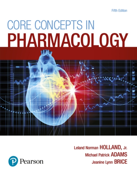 Cover image for book Core Concepts in Pharmacology (Pearson+)