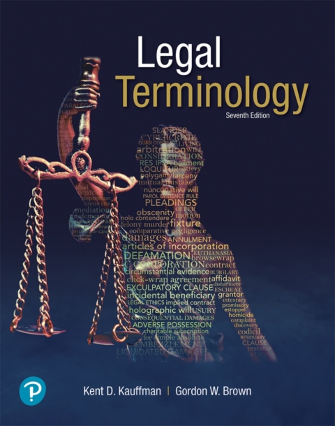 Cover image for book Legal Terminology (Pearson+)