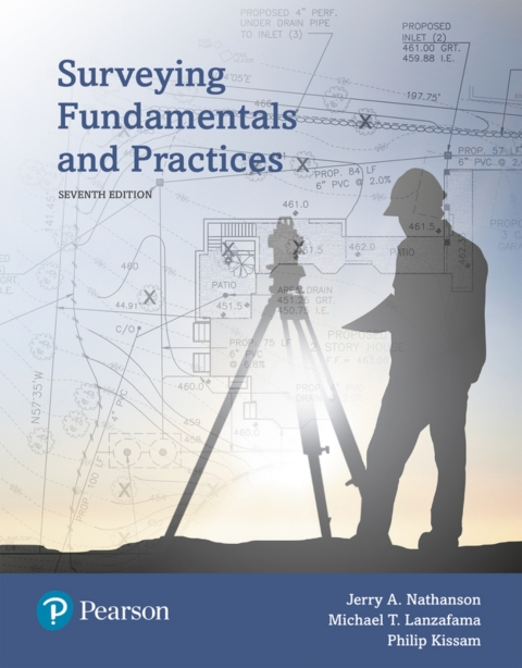 Cover image for book Surveying Fundmanentals and Practices (Pearson+)