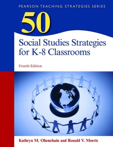 Cover image for book 50 Social Studies Strategies for K-8 Classrooms (Pearson+)