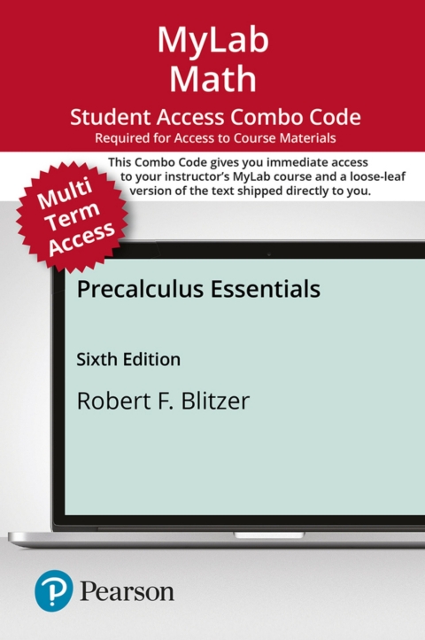 Cover image for book MyLab Math with Pearson eText + Print Combo Access Code for Precalculus Essentials