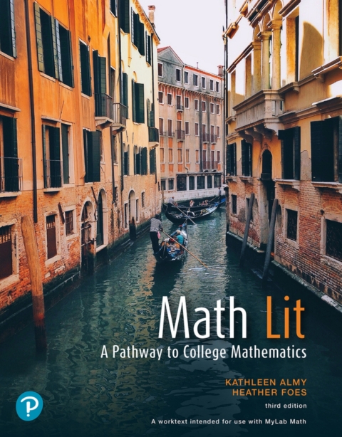 Cover image for book Pearson eText Math Lit: A Pathway to College Mathematics -- Instant Access (Pearson+)