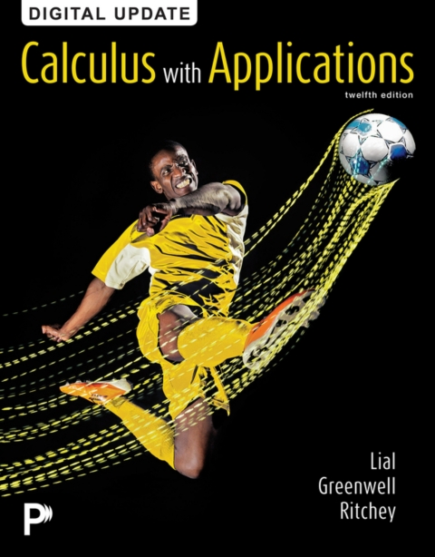 Cover image for book Calculus with Applications (Pearson+)