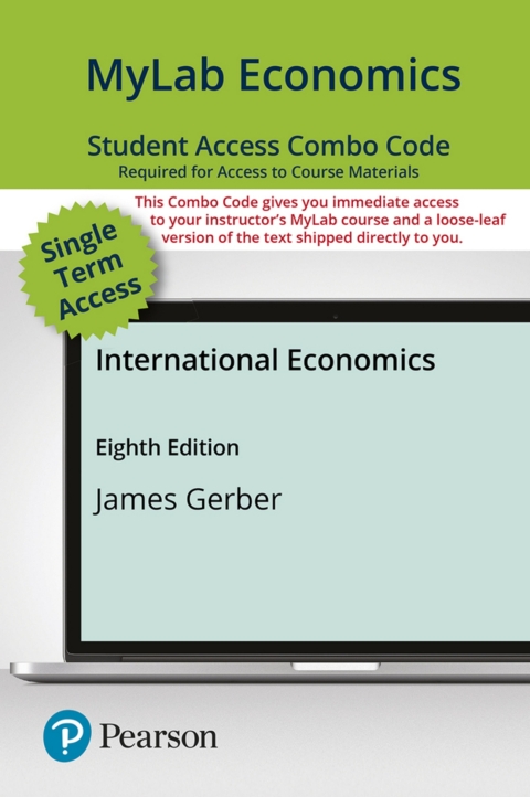 Cover image for book MyLab Economics with Pearson eText + Print Combo Access Code for International Economics