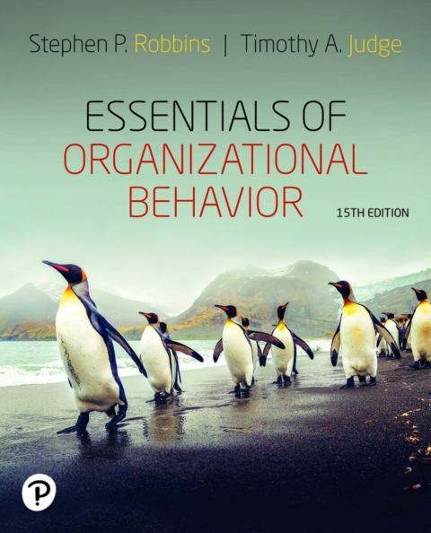 Cover image for book Essentials of Organizational Behavior (Pearson+)