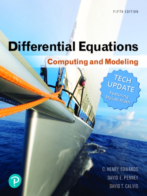 Cover image for book Differential Equations: Computing and Modeling, Tech Update (Pearson+)