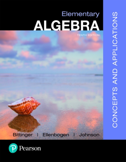 Cover image for book Elementary Algebra: Concepts and Applications (Pearson+)