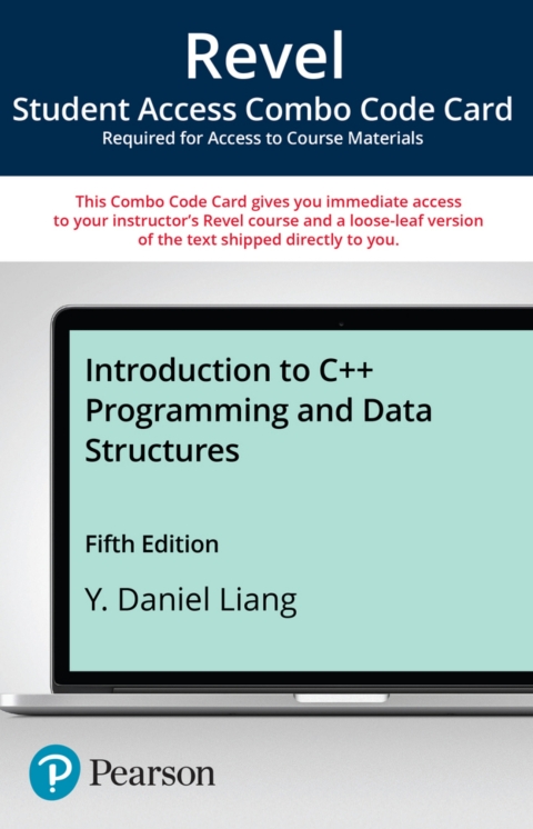 Cover image for book Revel + Print Combo Access Code for Introduction to C++ Programming and Data Structures