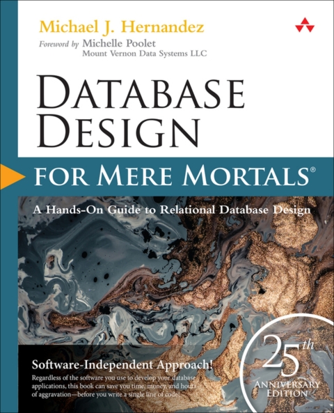 Cover image for book Database Design for Mere Mortals: 25th Anniversary Edition (Pearson+)