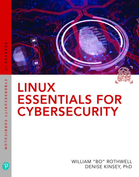 Cover image for book Linux Essentials for Cybersecurity (Pearson+)