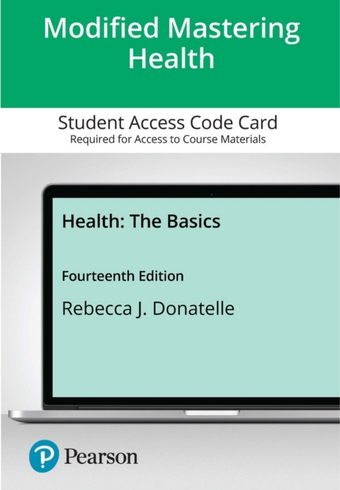 Cover image for book Modified Mastering Health with Pearson eText Access Code for Health: The Basics