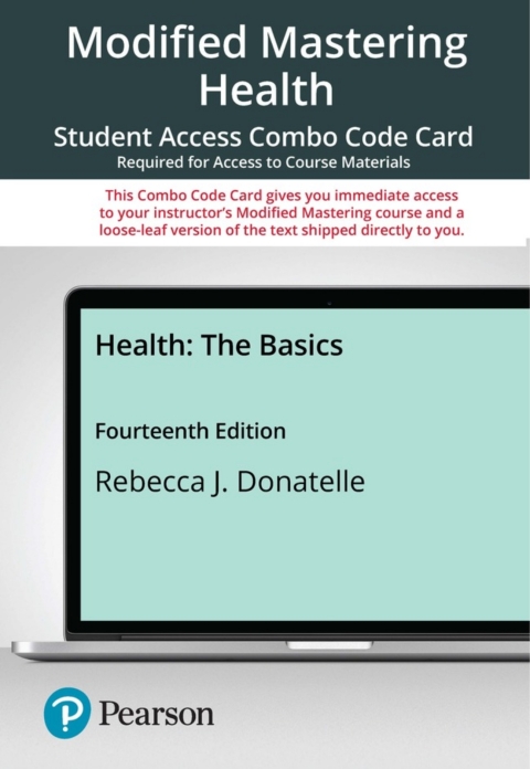 Cover image for book Modified Mastering Health with Pearson eText + Print Combo Access Code for Health: The Basics