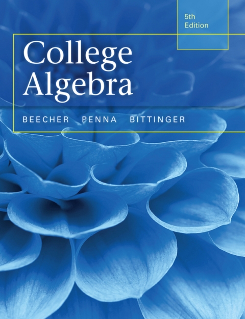 Cover image for book College Algebra (Pearson+)