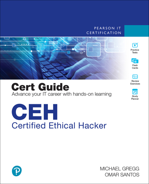 Cover image for book CEH Certified Ethical Hacker Cert Guide