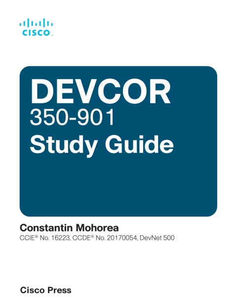 Cover image for book Cisco DevNet Professional DEVCOR 350-901 Study Guide