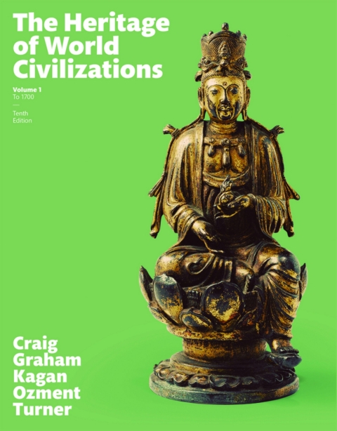 Cover image for book The Heritage of World Civilizations, Volume 1 (Pearson+)
