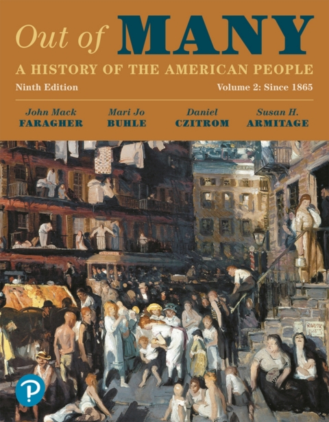 Cover image for book Out of Many: A History of the American People, Volume 2 (Pearson+)