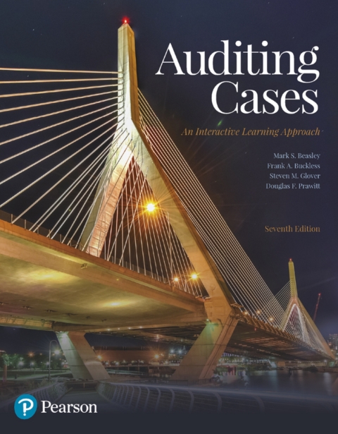 Cover image for book Auditing Cases: An Interactive Learning Approach (Pearson+)