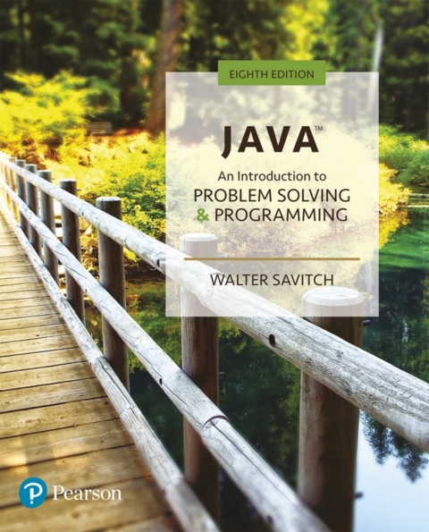 Cover image for book Java: An Introduction to Problem Solving and Programming (Pearson+)