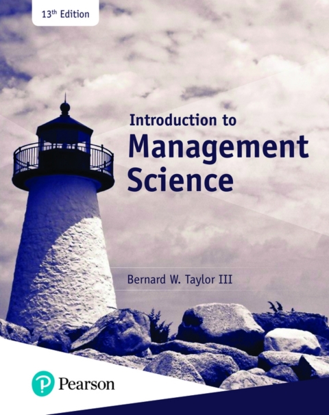 Cover image for book Introduction to Management Science (Pearson+)