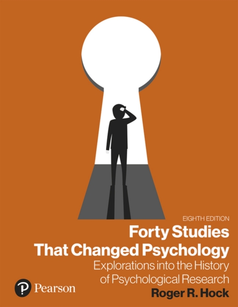 Cover image for book Forty Studies that Changed Psychology: Explorations into the History of Psychological Research (Pearson+)