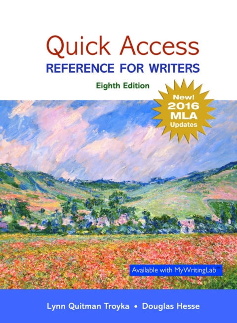 Cover image for book Quick Access: Reference for Writers (Pearson+)