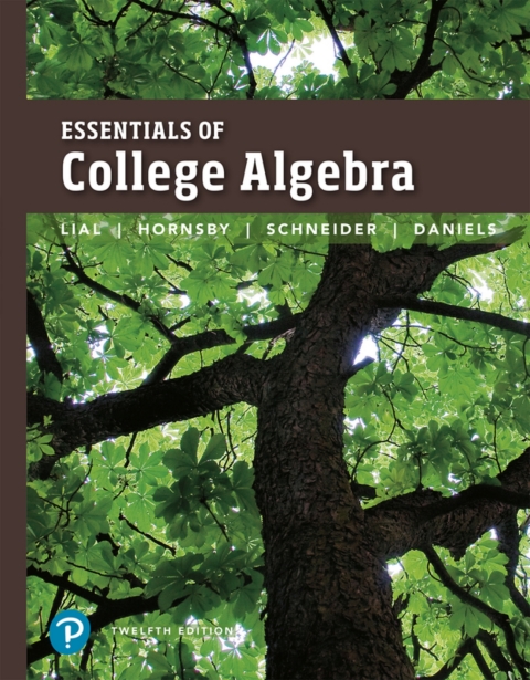 Cover image for book Essentials of College Algebra (Pearson+)