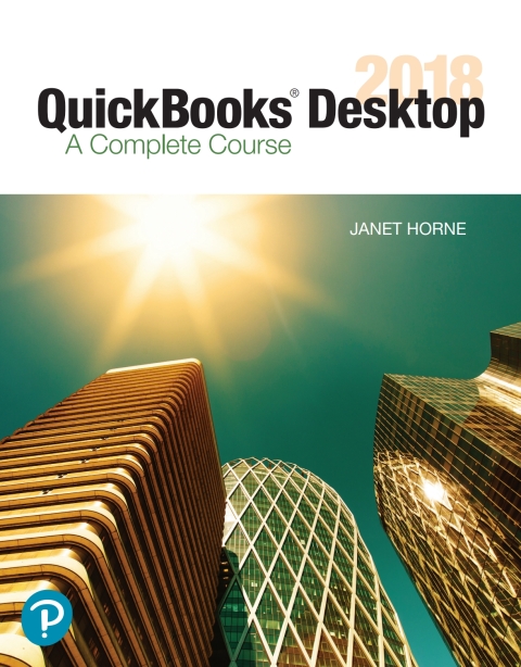 Cover image for book QuickBooks Desktop 2018: A Complete Course (Pearson+)