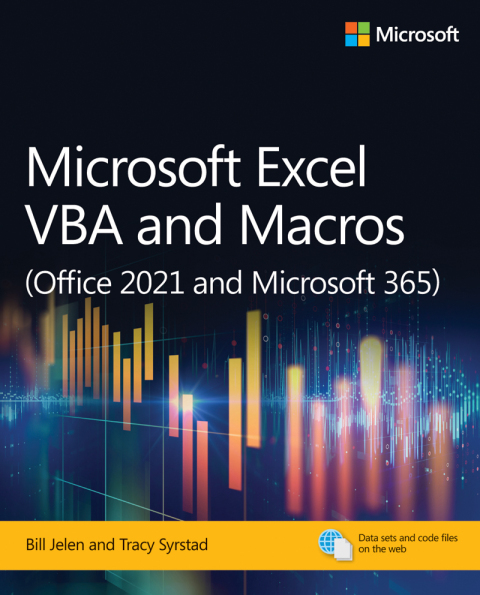 Cover image for book Microsoft Excel VBA and Macros (Office 2021 and Microsoft 365)