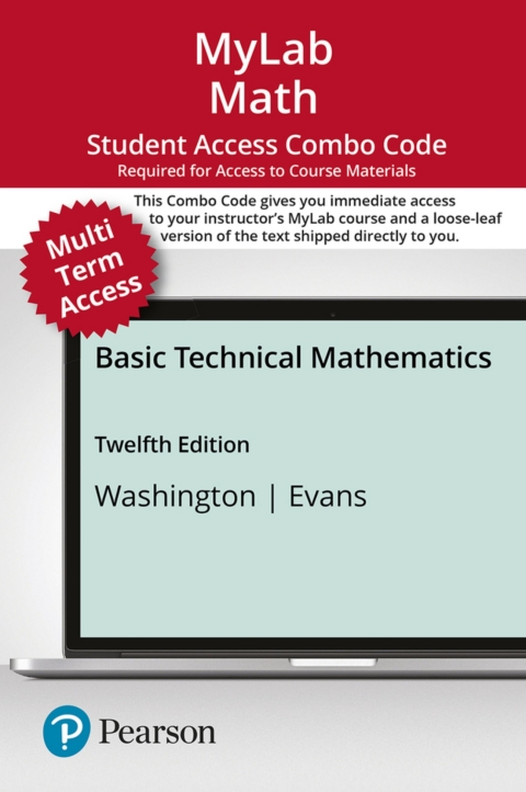 Cover image for book MyLab Math with Pearson eText + Print Combo Access Code for Basic Technical Mathematics