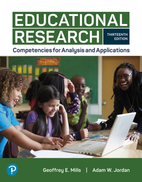Cover image for book Educational Research: Competencies for Analysis and Applications (Pearson+)