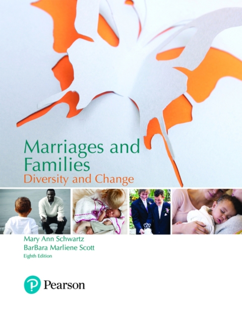 Cover image for book Marriages and Families: Diversity and Change (Pearson+)
