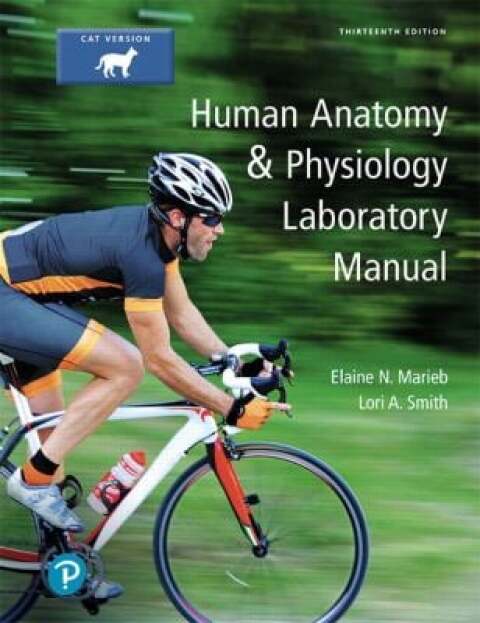Cover image for book Human Anatomy & Physiology Laboratory Manual, Cat Version (Pearson+)