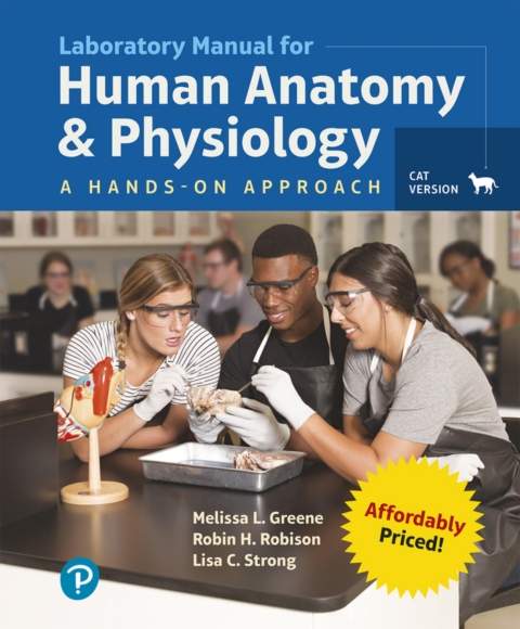 Cover image for book Human Anatomy & Physiology Laboratory Manual, Cat Version (Pearson+)